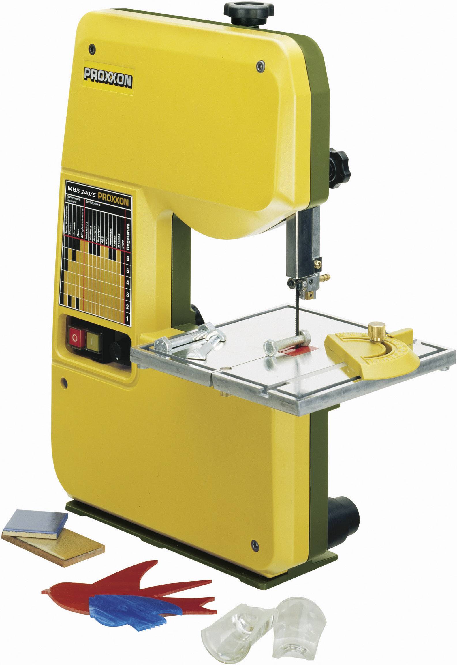 Proxxon Micromot MBS 240/E stolný pásová píla, 230 V, 85 W, délka řezu 1065 mm