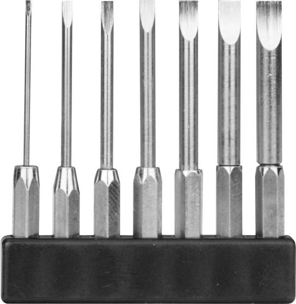 Donau Elektronik MBS70 sada bitov, 7-dielna, plochý, 5/32" (4 mm)