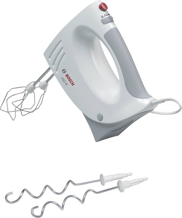 Bosch Haushalt MFQ3530 prístroj na prípravu hamburgerov, 450 W, biela, sivá