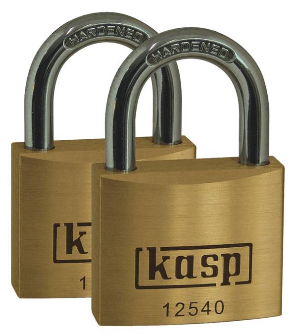 Kasp K12550D2 visiaci zámok 50 mm zámky s rovnakým kľúčom   zlatožltá na kľúč