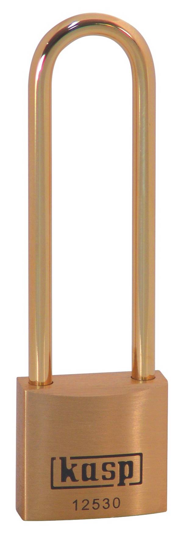 Kasp K12540L63BD visiaci zámok 40 mm zámky s rôznymi kľúčmi   zlatožltá na kľúč