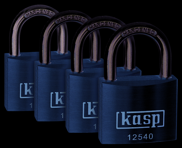 Kasp K12540D4 visiaci zámok 40 mm zámky s rovnakým kľúčom   zlatožltá na kľúč