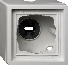 Uzemňovací kontakt zásuvka F100 spínač čisto biely-2