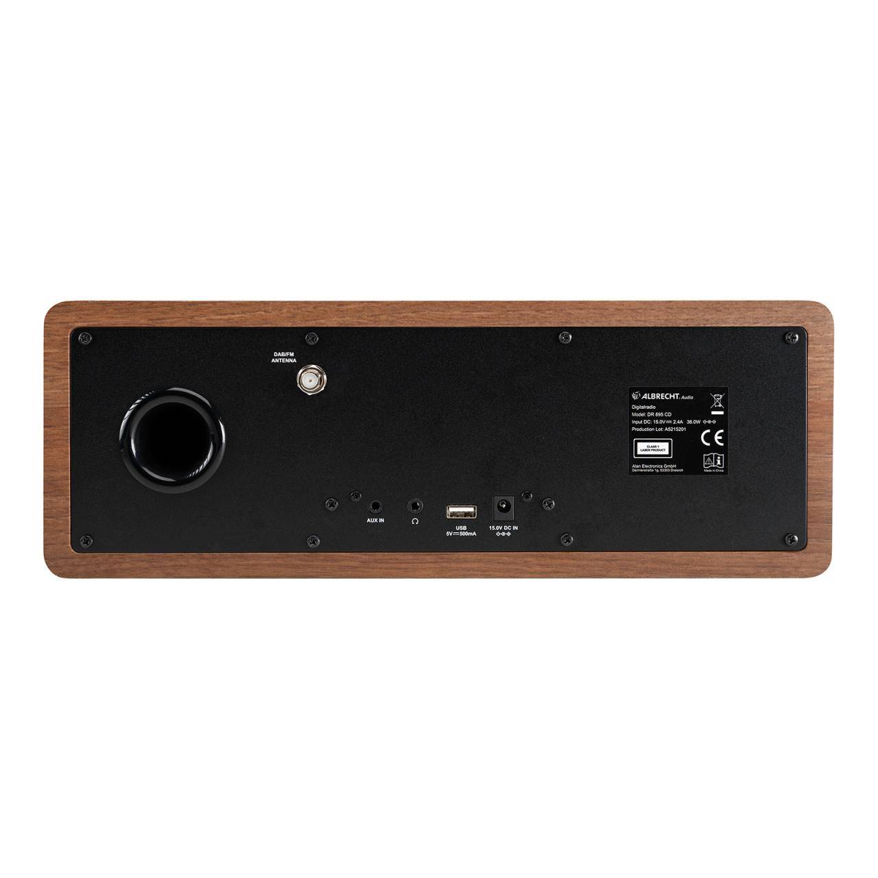 Albrecht DR 895 27896 internetové stolný rádio, internetové, DAB+, FM, CD, USB, Wi-Fi, internetové rádio, vlašský orech-2