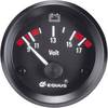 Equus 842060 vstavateľný prístroj do auta voltmeter Merací rozsah 9 - 17 V Standard žltá, červená, zelená 52 mm