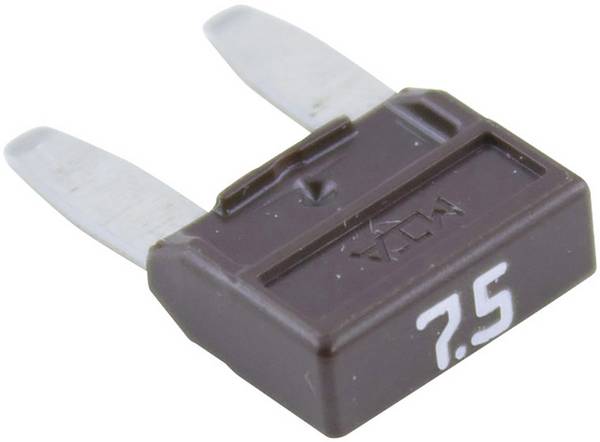 MTA Automotive  341.126 Mini plochá pojistka 7.5 A hnedá 500 ks