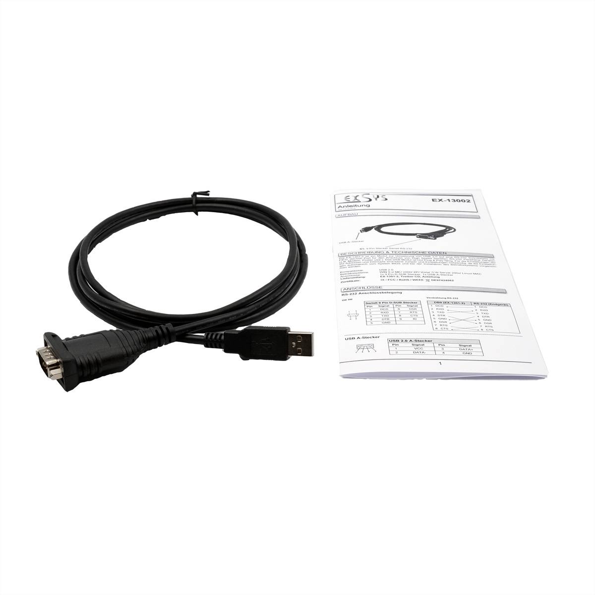 Exsys počítač kábel EX-13002-4