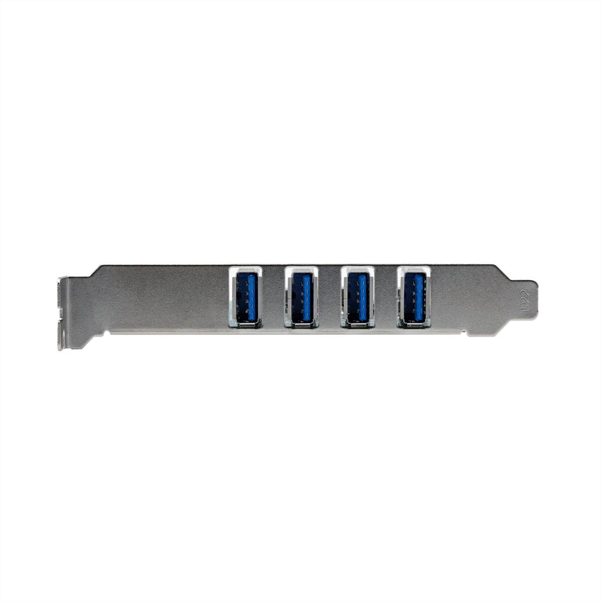Exsys EXSYS EX-11044 4-Port USB 3.2 Gen 1 PCIe karta PCI-Express-2
