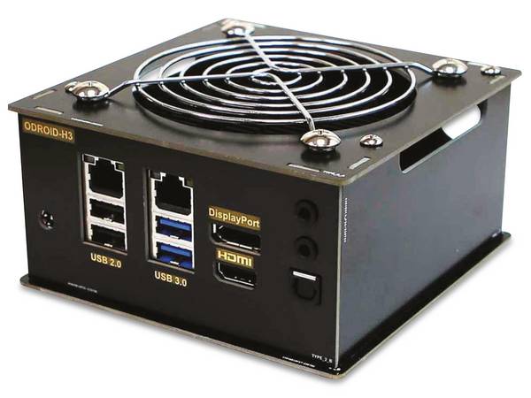 ODROID H3-CASE 3 SBC skriňa   čierna
