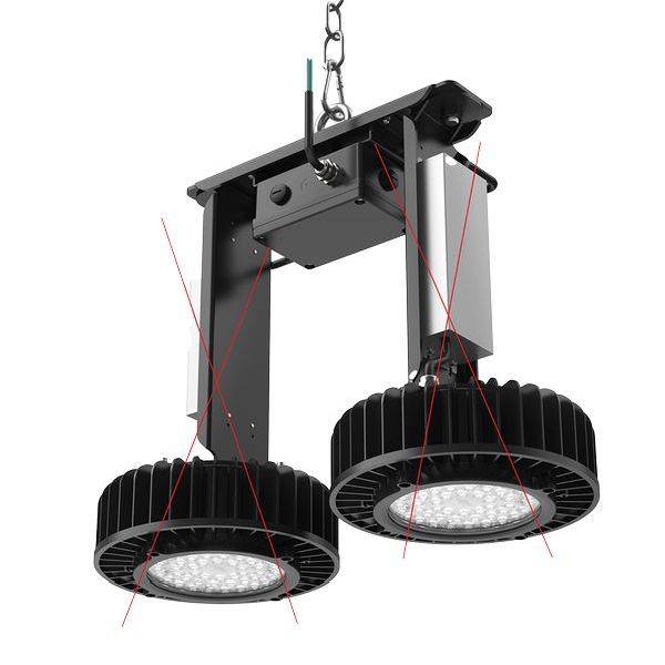 DOTLUX 5261 DOTL držiak Duo pre LED halový reflektor COOLER 5261 1 ks