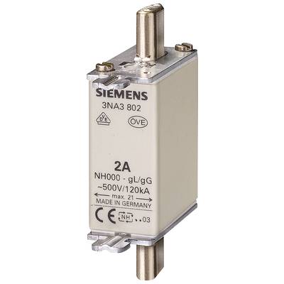 Siemens 3NA38368 sada poistiek   Veľkosť poistky = 0  160 A  400 V 1 ks
