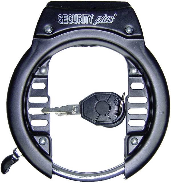 Security Plus RS60 zámok na rám  čierna  zámok s kľúčom