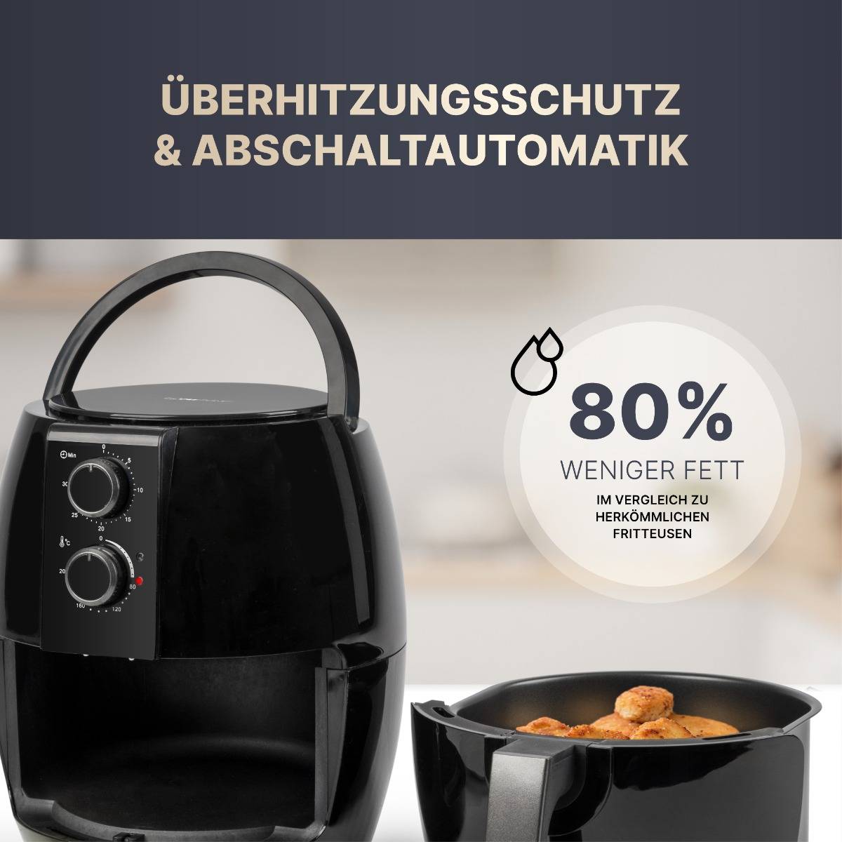 Clatronic FR 3780 H 3.6 l, 1350 W, čierna, titan-3
