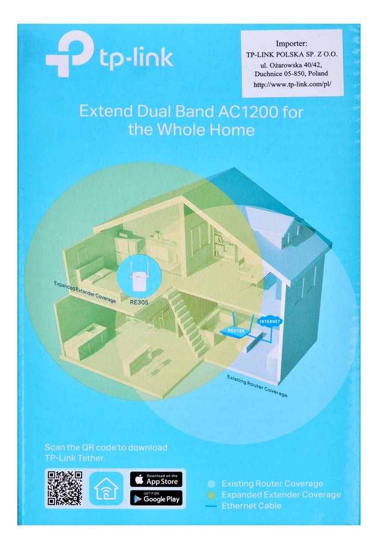 TP-LINK Wi-Fi repeater RE305, RE305, 1.2 GBit/s-4