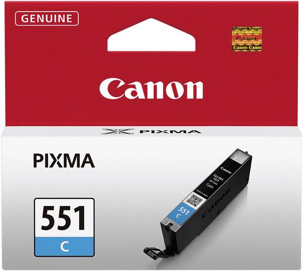 Canon CLI-551 C atramenty originál náhradný Canon CLI-551 zelenomodrá