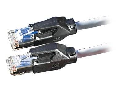Secomp 21.05.0010 RJ45 sieťové káble, prepojovacie káble CAT 6 S/FTP 1.00 m sivá dvojžilový tienený, bez halogénov, samo-1