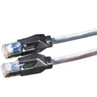 Secomp 21.05.0010 RJ45 sieťové káble, prepojovacie káble CAT 6 S/FTP 1.00 m sivá dvojžilový tienený, bez halogénov, samo-2