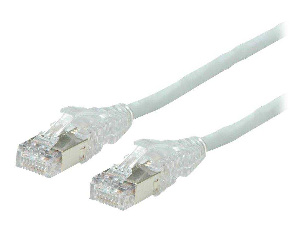 Secomp 21.05.0576 RJ45 sieťové káble, prepojovacie káble CAT 6A S/FTP 7.50 m fialová dvojžilový tienený, bez halogénov, -1