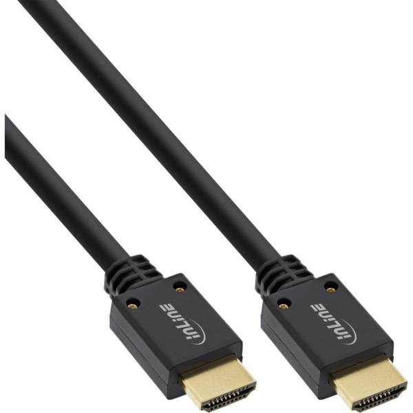inLine HDMI kábel Zástrčka HDMI-A 5 m čierna 17905P štandardné HDMI HDMI kábel