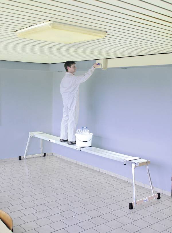 Krause TeleBoard 123787 hliník pracovná plošina  Max.prac. výška: 2.8 m strieborná 18 kg