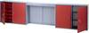 Küpper 70182 Nástenná skrinka so svetelnou obrazovkou 240 cm červená (š x v x h) 240 x 60 x 19 cm