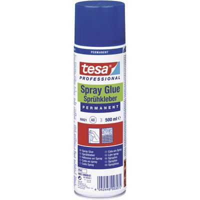 Sprejové lepidlo 'tesa Professional' v modrej dóze, 500 ml, trvalé.