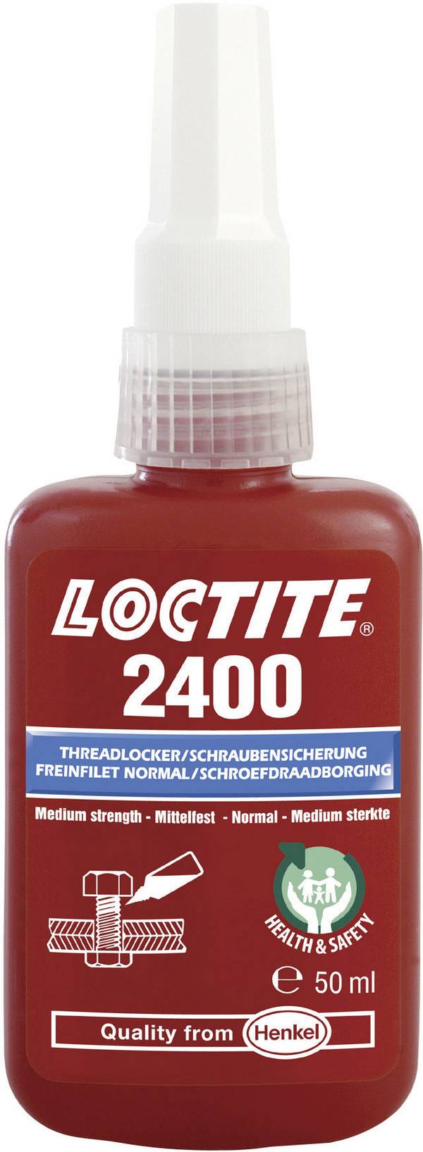 LOCTITE® 2400 1295164 upevňovacie skrutky Pevnosť: stredný 50 ml