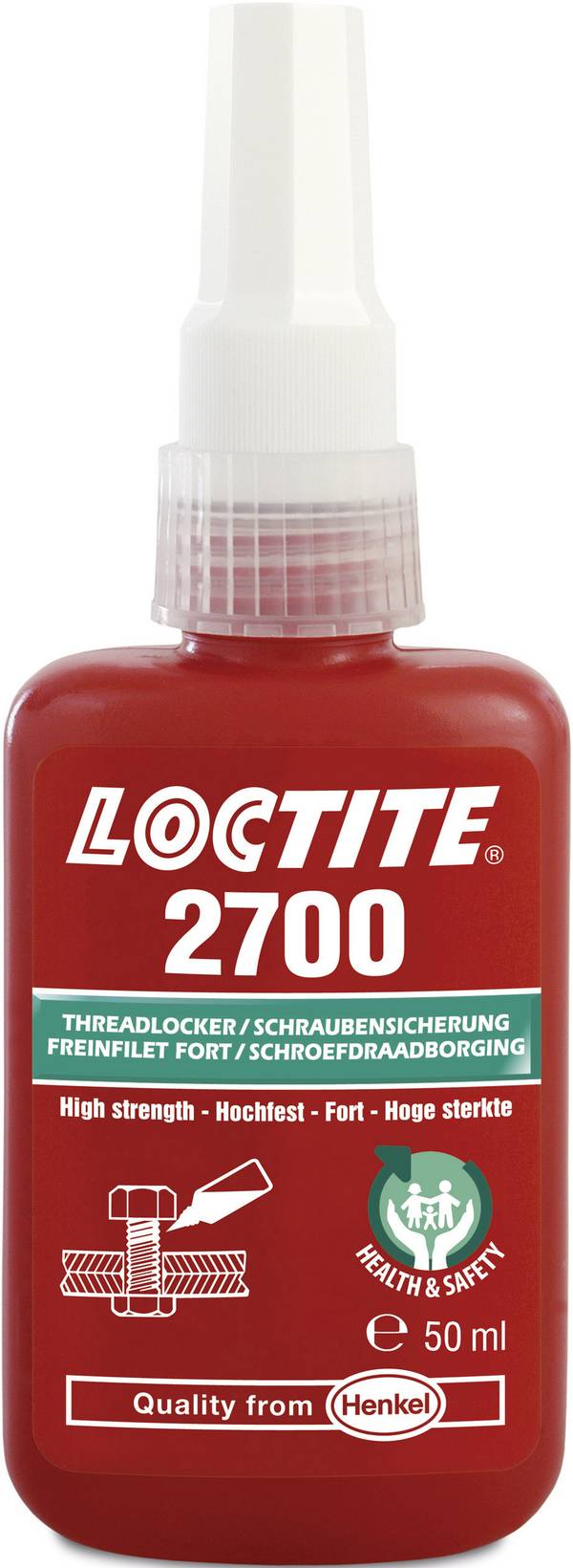 LOCTITE® 2700 1299454 upevňovacie skrutky Pevnosť: vysoký 50 ml