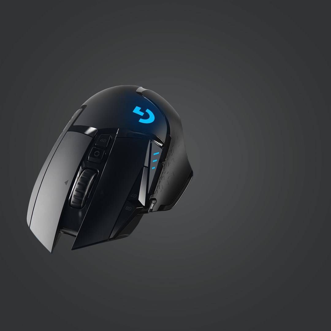 Logitech G502 Lightspeed herná myš bezdrôtový optická čierna 11 tlačidlo 16000 dpi podsvietenie, úprava hmotnosti, integ-5