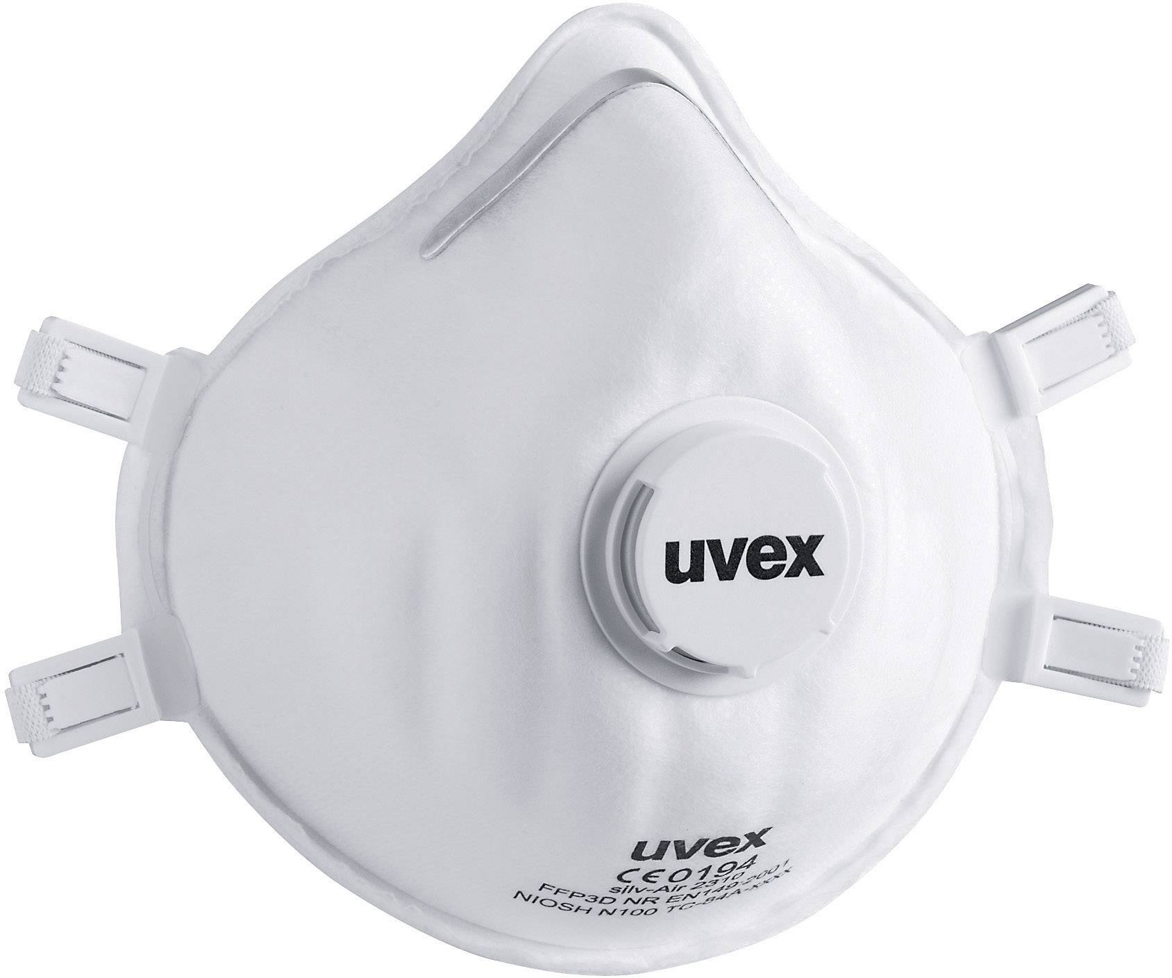 uvex silv-air classic 22310 8732310 respirátor proti jemnému prachu, s ventilom FFP3 15 ks