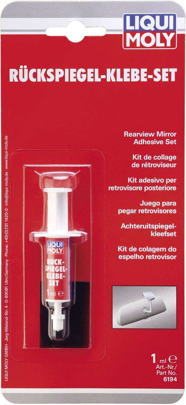 Liqui Moly 6194  sada pre nalepenie spätného zrkadla 1 ml