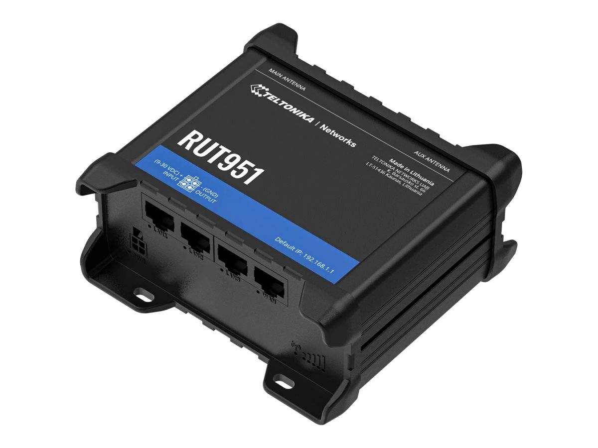 Teltonika RUT951 - Wireless Router - WWAN 3-Port-Switch 2,4 GHz Router