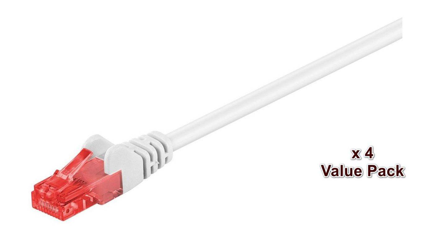MicroConnect V-UTP620WVP RJ45 sieťové káble, prepojovacie káble 20 m biela 4 ks-0