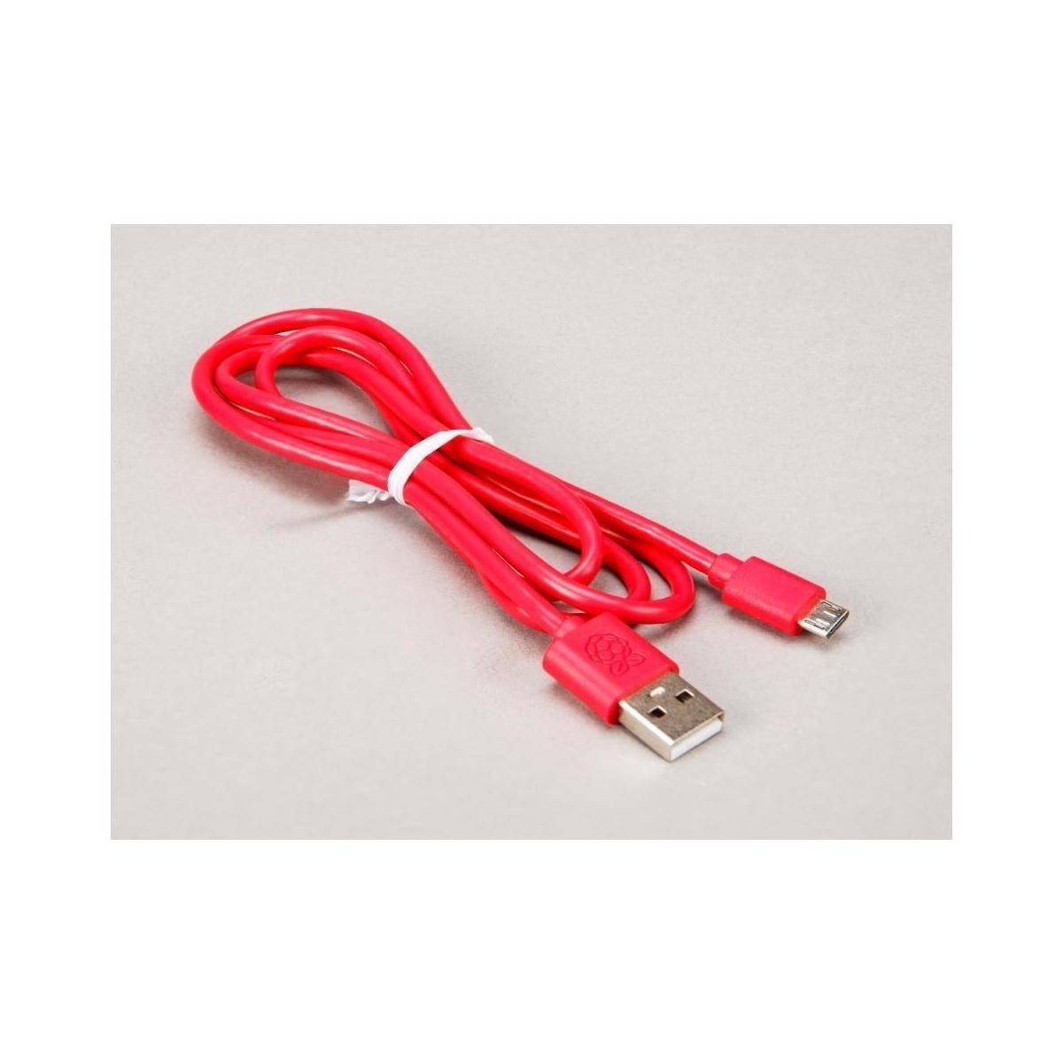 Raspberry Pi® SC0557 Cavo dati e alimentazione Raspberry Pi® [1x Spina A USB 2.0 - 1x Spina Micro B USB 2.0] 1.00 m Rosso