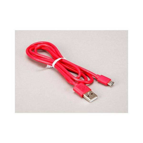 Raspberry Pi® SC0557 dátový a napájací kábel Raspberry Pi® [1x USB 2.0 zástrčka A - 1x micro USB 2.0 zástrčka B] 1.00 m červená