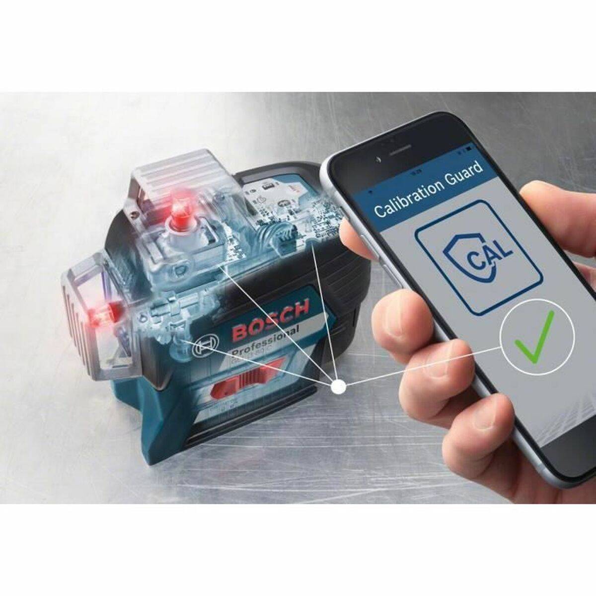 Bosch Professional GLL 3-80 C (Karton) krížová vodováha laserová Dosah (max.): 120 m-3