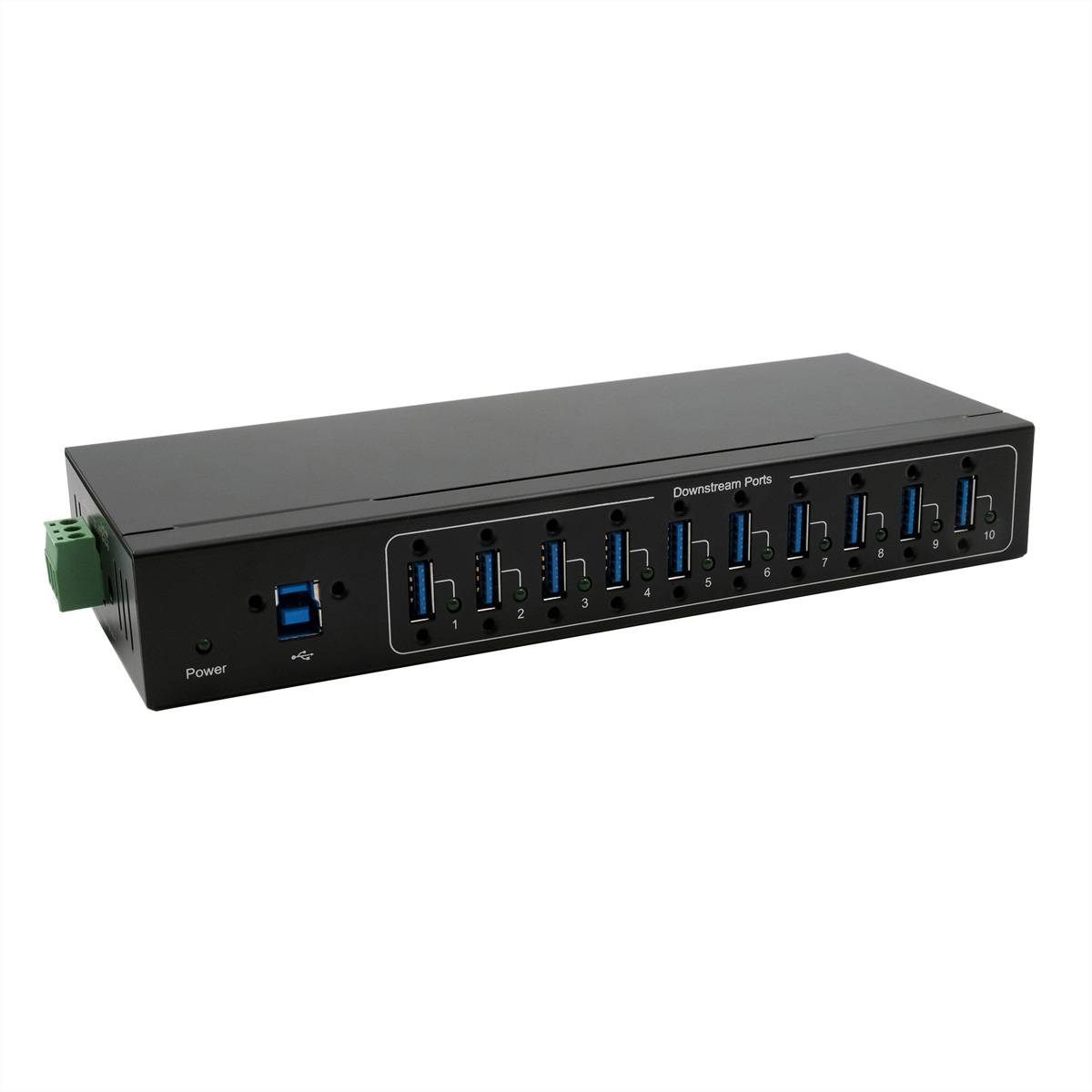 Exsys USB-Hub USB Hub čierna-0