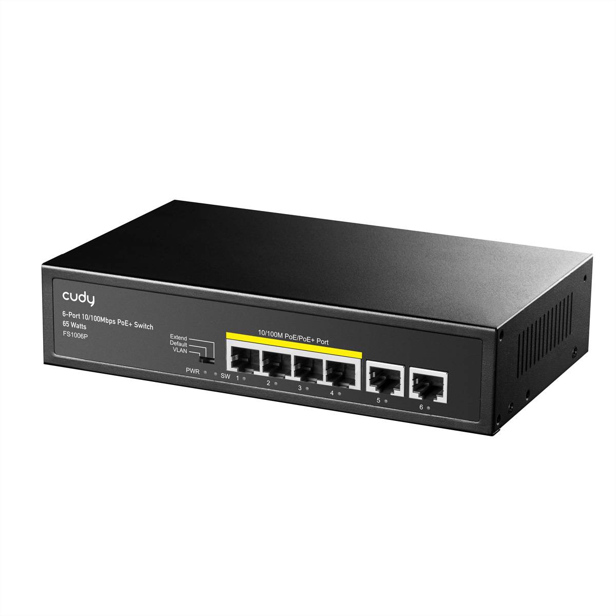 cudy Cudy FS1006P switch di rete Fast Ethernet (10/100) Supporto Power over Ethernet sieťový switch-0