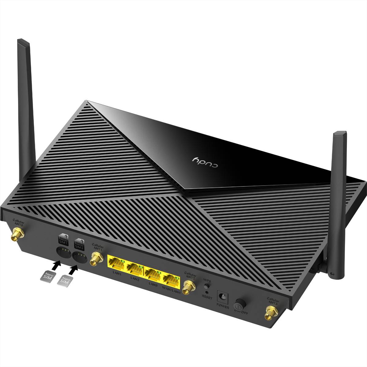 Cudy P5 router wireless Gigabit Ethernet Dual-band (2.4 GHz/5 GHz) 5G Nero Router