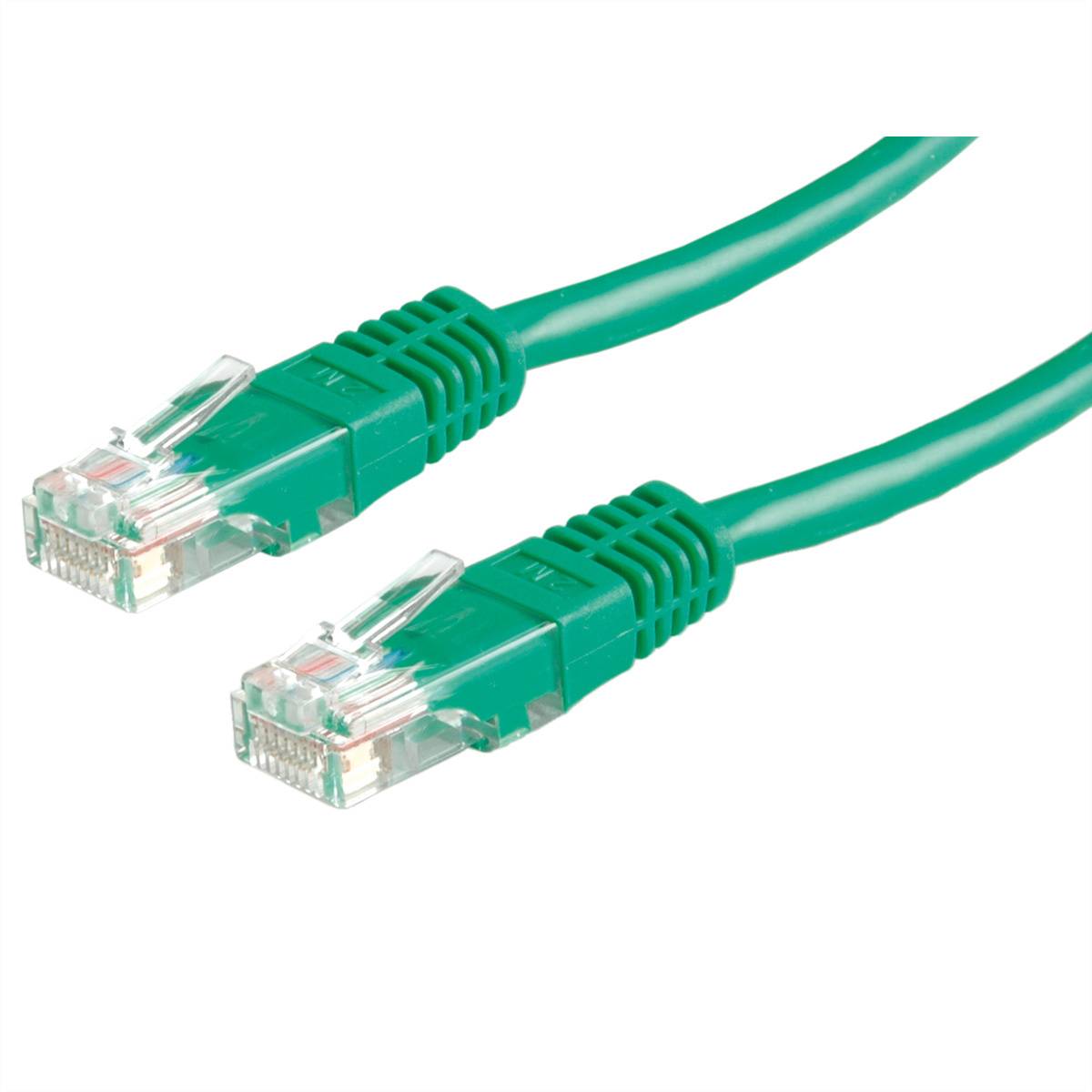 Secomp S1747 RJ45 sieťové káble, prepojovacie káble kábel U/UTP 7 m zelená netienený 1 ks-0