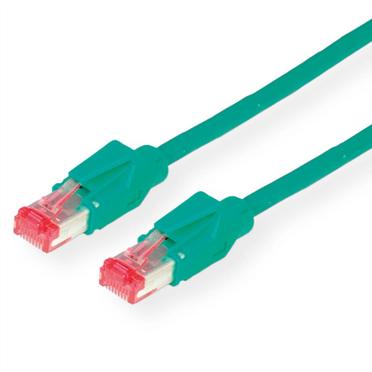 Secomp 21.05.0033 RJ45 sieťové káble, prepojovacie káble CAT 6 S/FTP 3.00 m zelená dvojžilový tienený, bez halogénov, sa-0