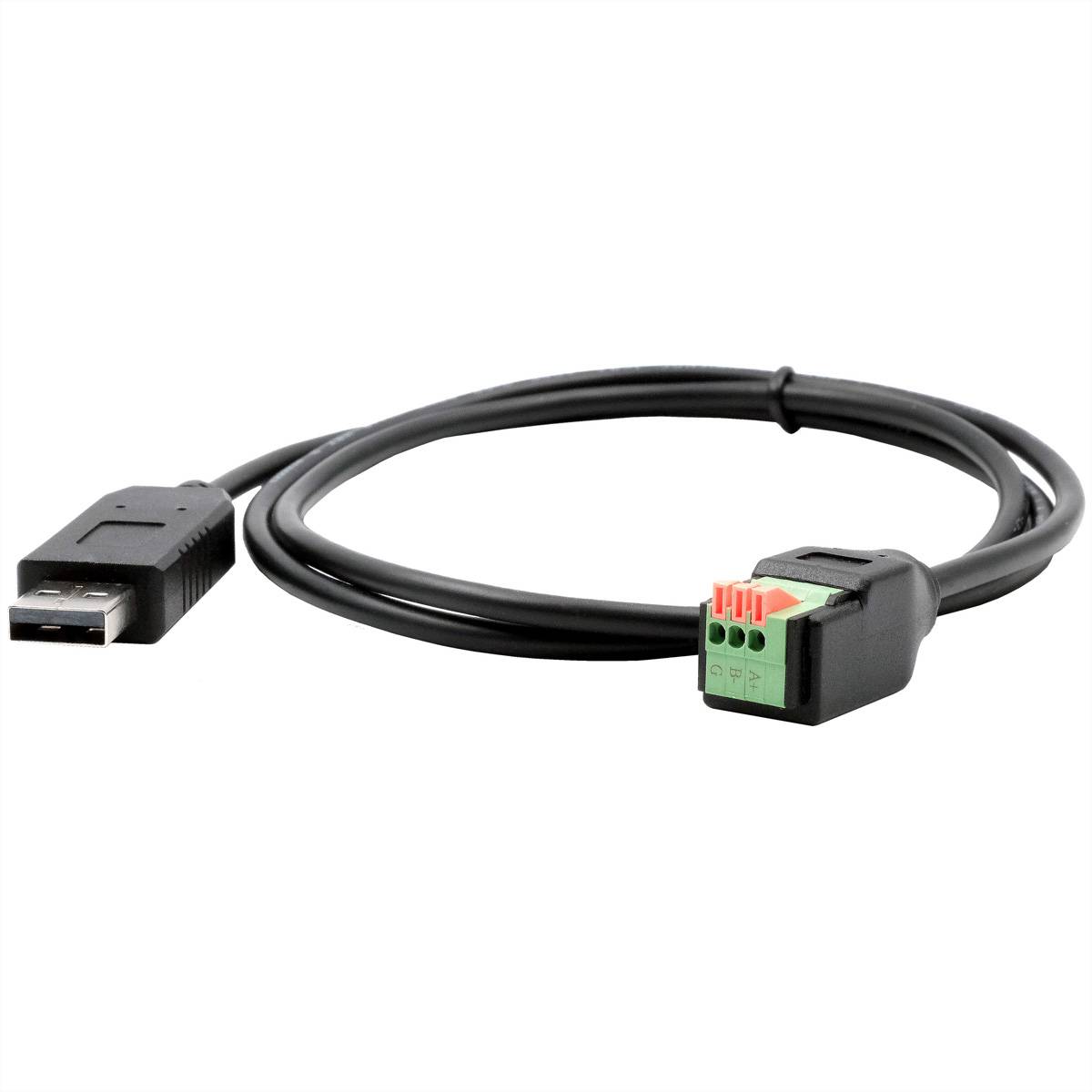 Exsys počítač adaptér EXSYS GmbH USB zu 1S Seriell RS-485 Kabel mit Terminal Block mit Drucktaster, 1.-2