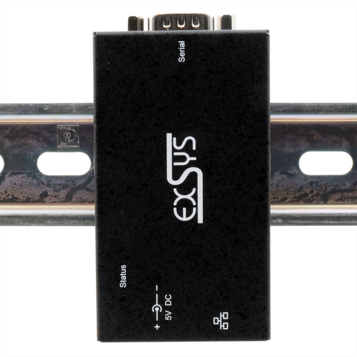 Exsys EXSYS GmbH Ethernet zu 1 x RS-232, inkl. 5V/4A Netzteil (EX-6111-2) sériový server pre konzoly-2