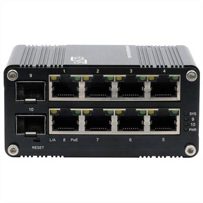 Exsys EXSYS - Switch Industrie Ethernet 8x10/100/100/1000F - - 1 - Switch - 1 Gbps sieťový switch 10 / 100 / 1000 MBit/s-0