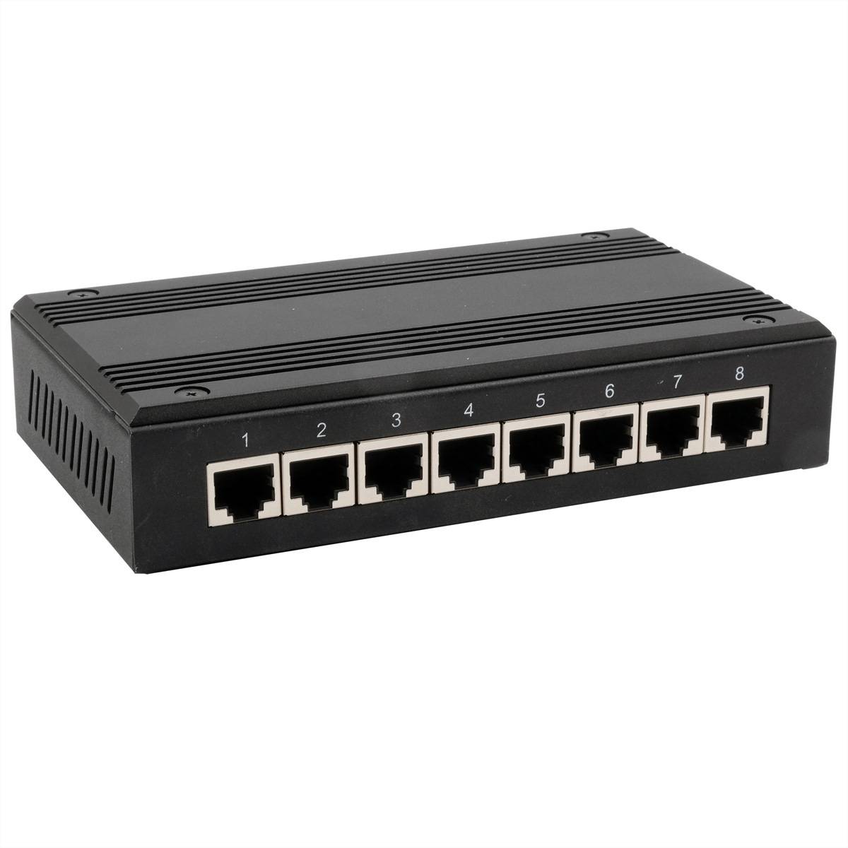 Exsys EXSYS - EX-61008 Ethernet zu 8s x RS-232/422/485 - - RS-232 - Ethernet - RS-232 sériový server pre konzoly-3