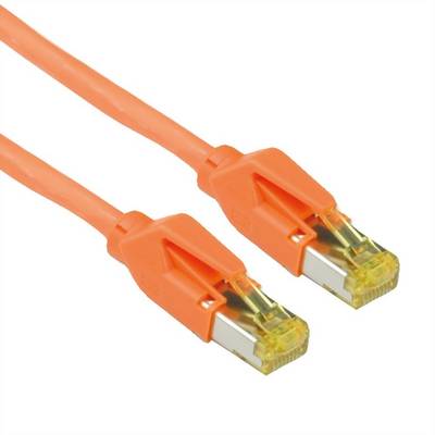 Secomp 21.05.9535 RJ45 sieťové káble, prepojovacie káble CAT 6A S/FTP 3.00 m oranžová dvojžilový tienený, bez halogénov,-0