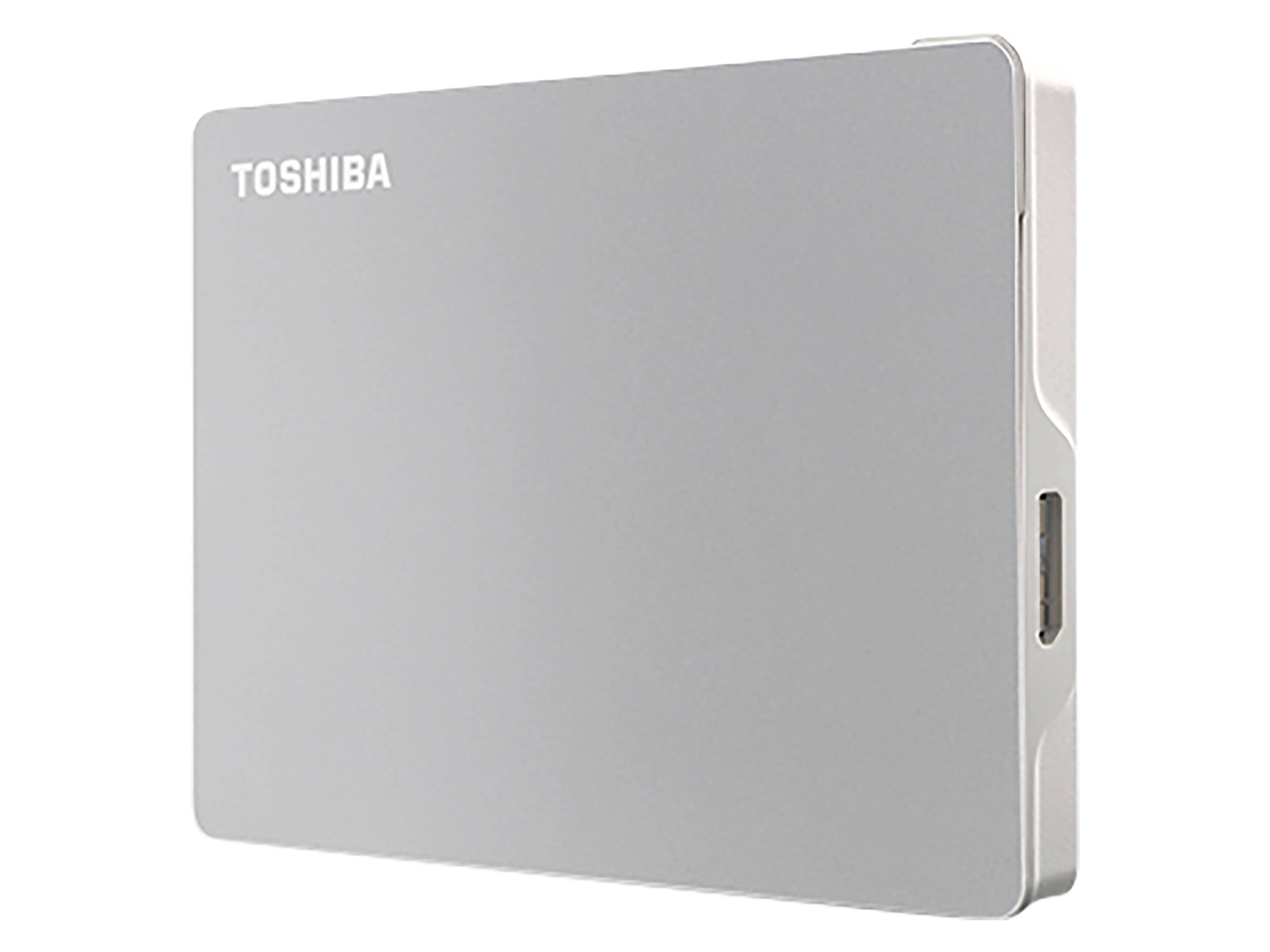 Obrázok symbolu pre Toshiba Canvio Flex, Canvio Flex, 4 TB, externý pevný disk 6,35 cm (2,5") , USB 3.2 (Gen 1x1), strieborná, HDTX140ESCCA