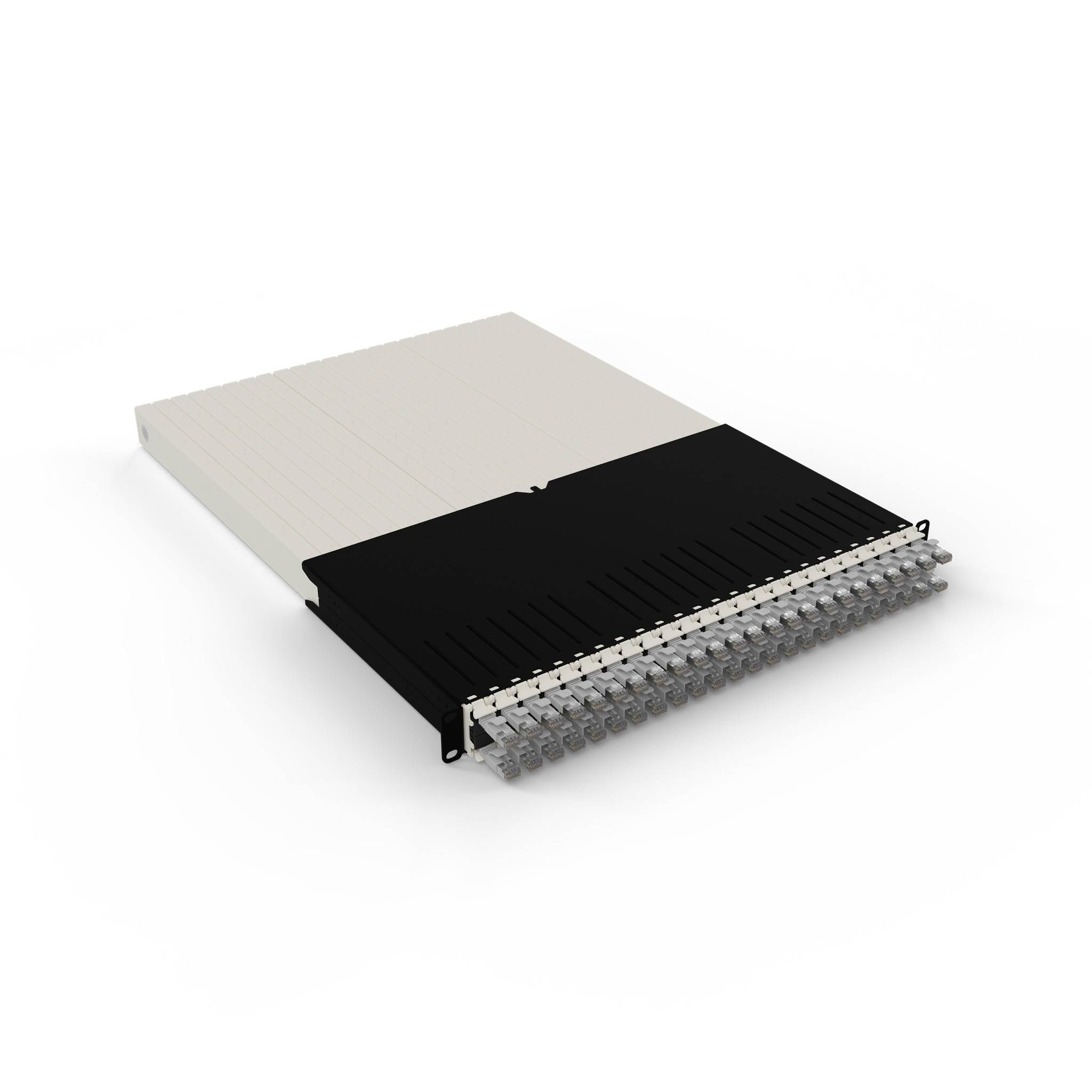 Patchbox  .one 30RU Cat 6a STP 1.8 m Grau - Kabel - Netzwerk Kabelgeleiding voor patchkast 483 mm (19) 30 HE Grijs