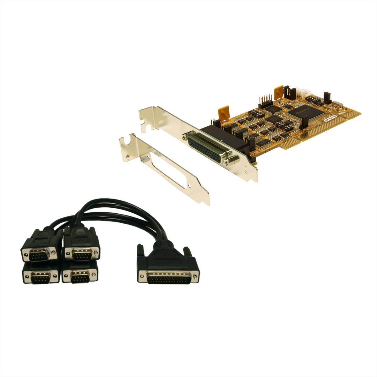 Exsys EXSYS EX-42374 PCI Karte 4x RS-232/422/4 PCI karta-0