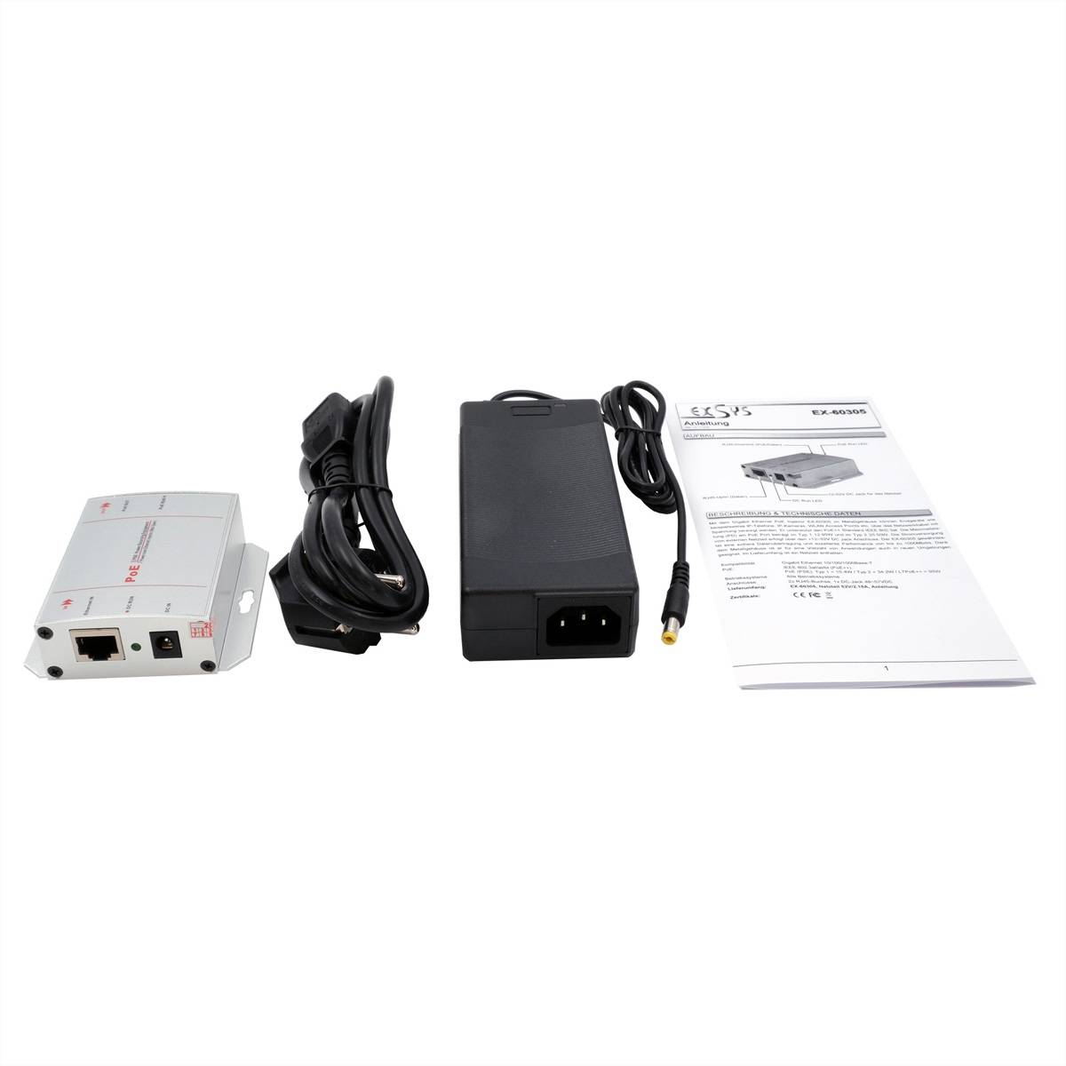 Exsys Switch PoE injektor-2